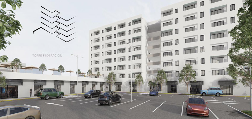 Precio:3000000 <br>TORRE FEDERACI&Oacute;N

Condominios de Preventa

Prototipo de departamento:


	75 m2
	2 Recamaras
	2 Ba&ntilde;os
	Sala
	Cocina
	Comerdor
	&Aacute;rea de Lavado
	Balc&oacute;n.


Equipamiento en Prototipo


	Cocina Integral: Parrilla Electrica, Tarja, Barra / Desayunador.
	Aire Acondicionado Minisplit (Recamaras y Estancia)
	Closets
	Carpinteria de Melamina tipo parota.
	Melamina tipo marmol negro en barra de cocina.


Lobby

Recepci&oacute;n, &Aacute;rea de Elevadores, &Aacute;rea de Escaleras, &Aacute;rea de Espera, Accesibilidad Universal.

Ubicaci&oacute;n
