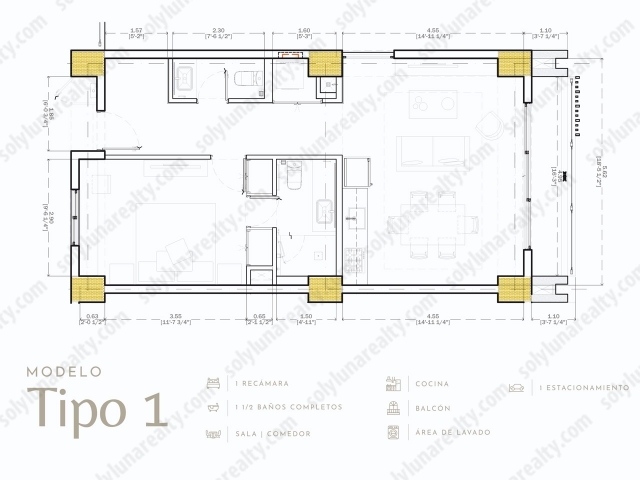 BALICA Tipo 1 | Los Tigres Residencial - Riviera Nayarit - Nayarit