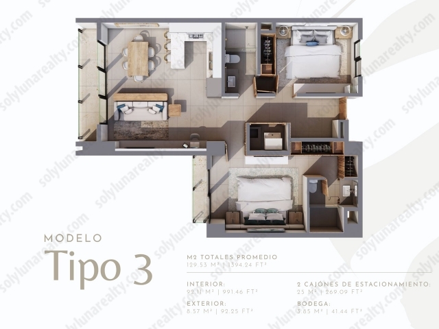BALICA Tipo 3 | Los Tigres Residencial - Riviera Nayarit - Nayarit