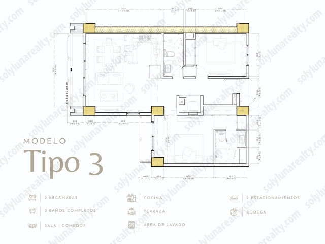 BALICA Tipo 3 | Los Tigres Residencial - Riviera Nayarit - Nayarit