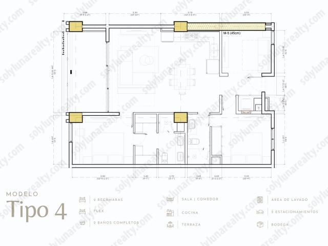BALICA Tipo 4 | Los Tigres Residencial - Riviera Nayarit - Nayarit