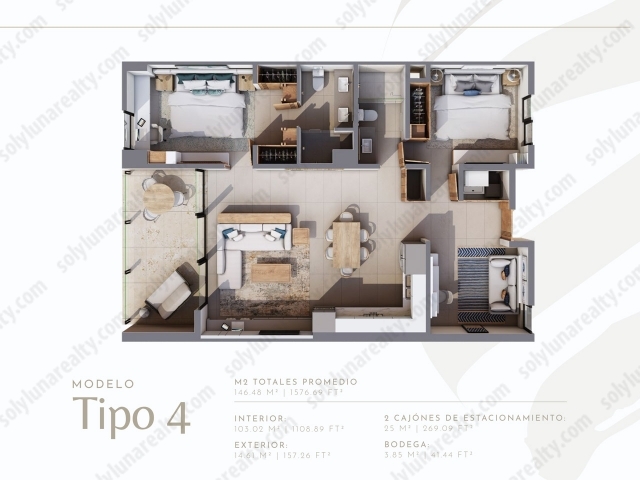BALICA Tipo 4 | Los Tigres Residencial - Riviera Nayarit - Nayarit