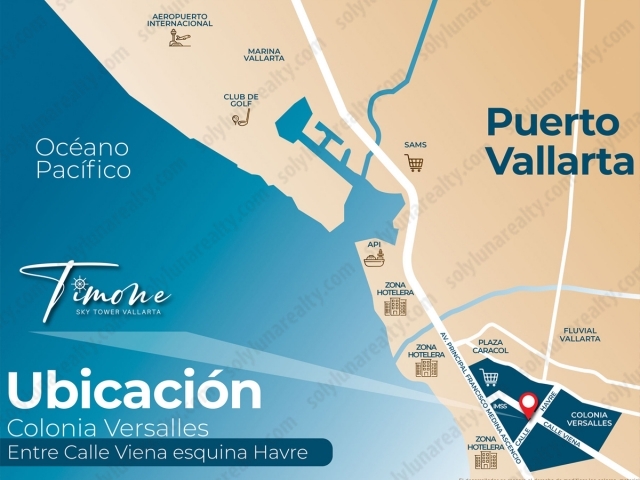 TIMONE 3 recamaras | Versalles - Puerto Vallarta - Jalisco