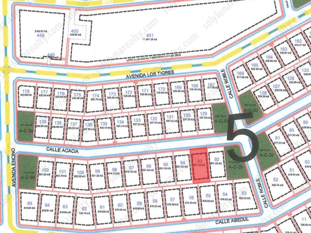 Lote Acacia 93 | Los Tigres Residencial - Riviera Nayarit - Nayarit